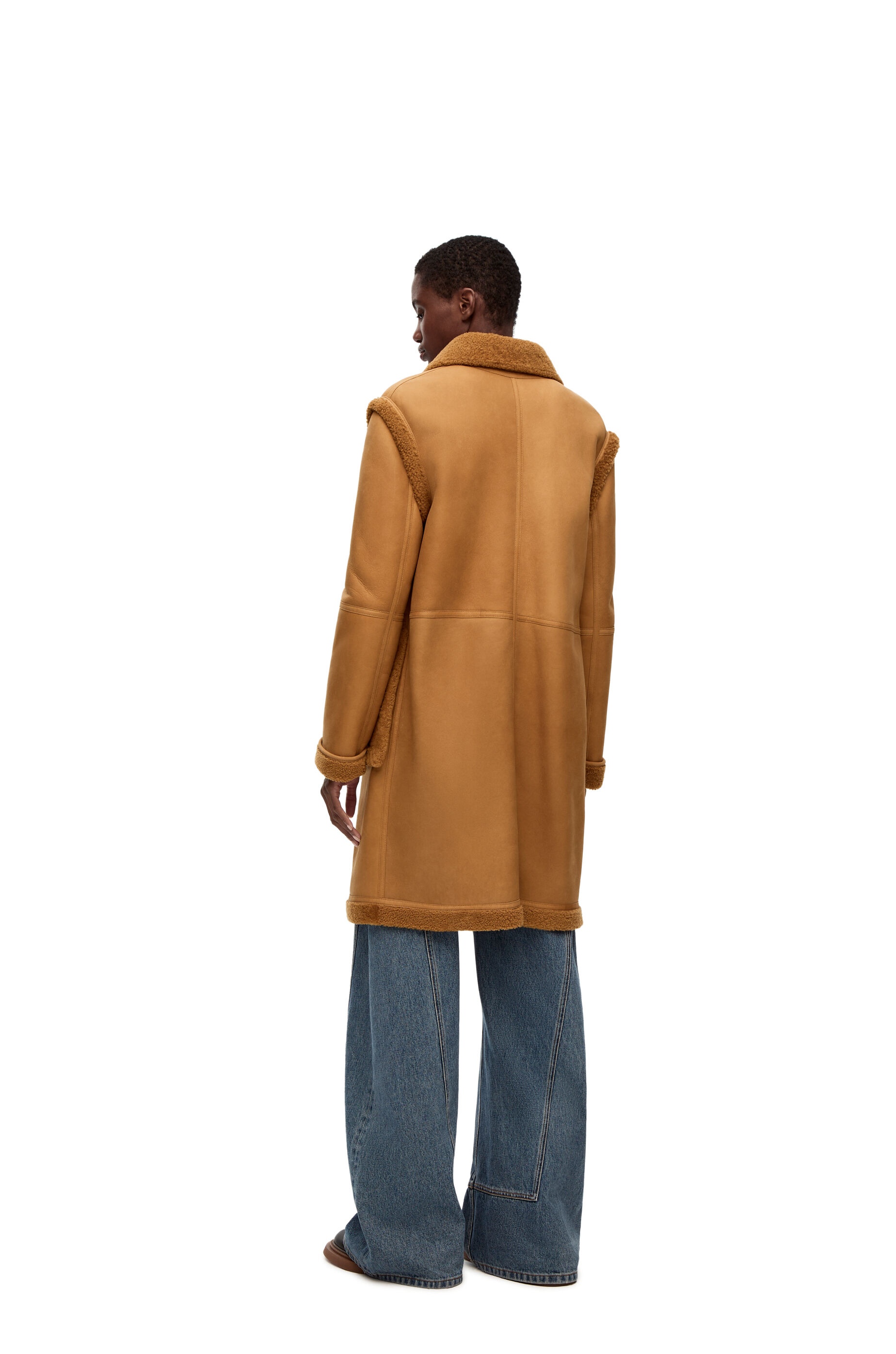 Coat in shearling - 3