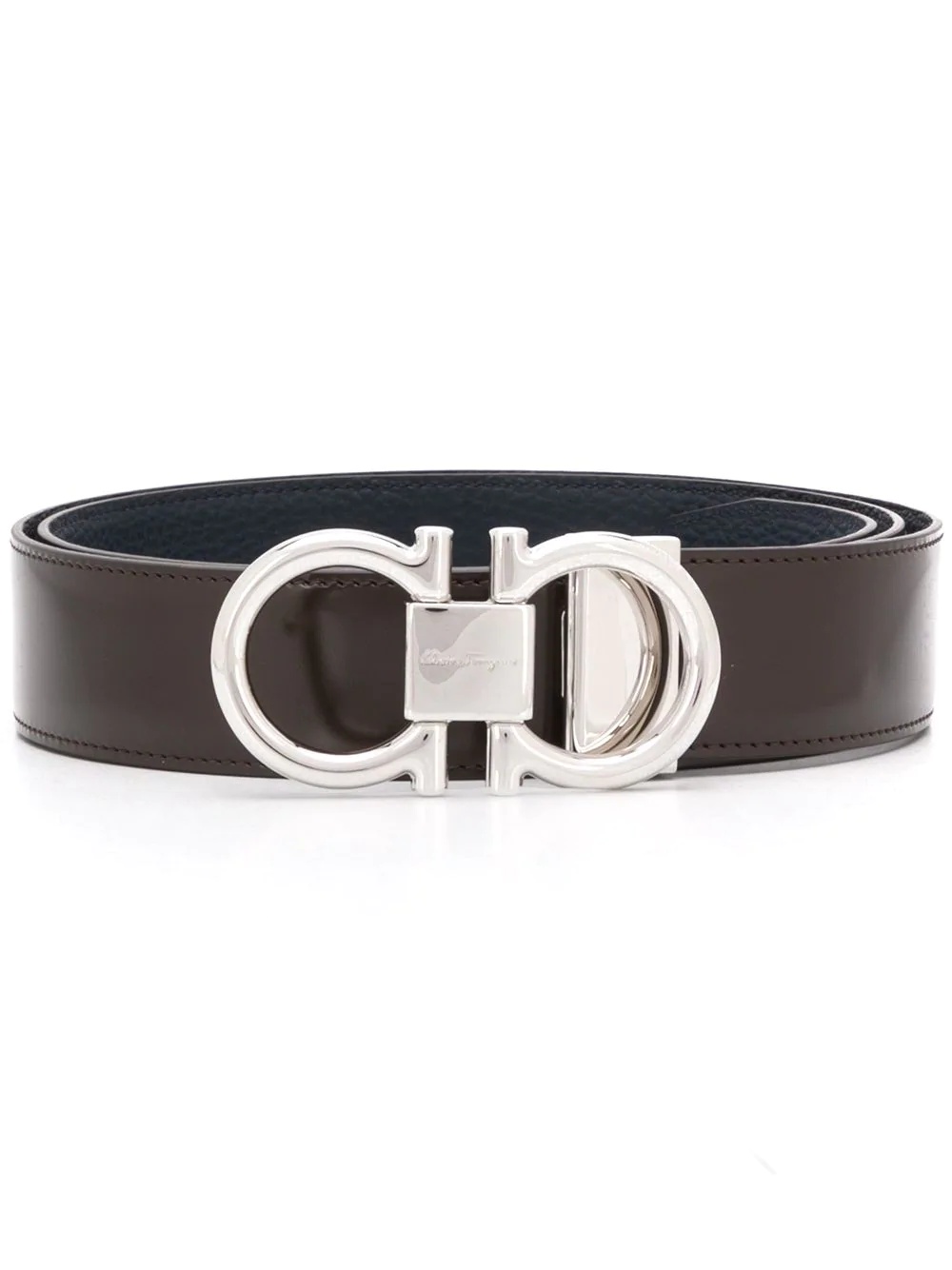 Gancini leather belt - 1