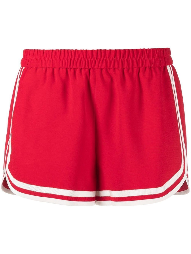 stripe-trim shorts 1