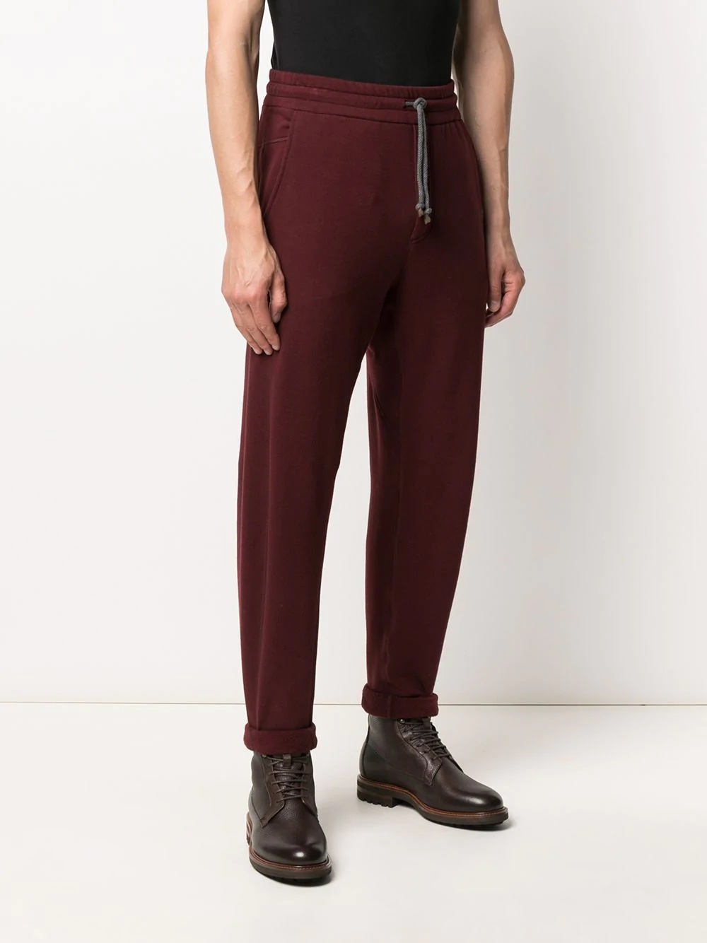 tapered track pants - 3