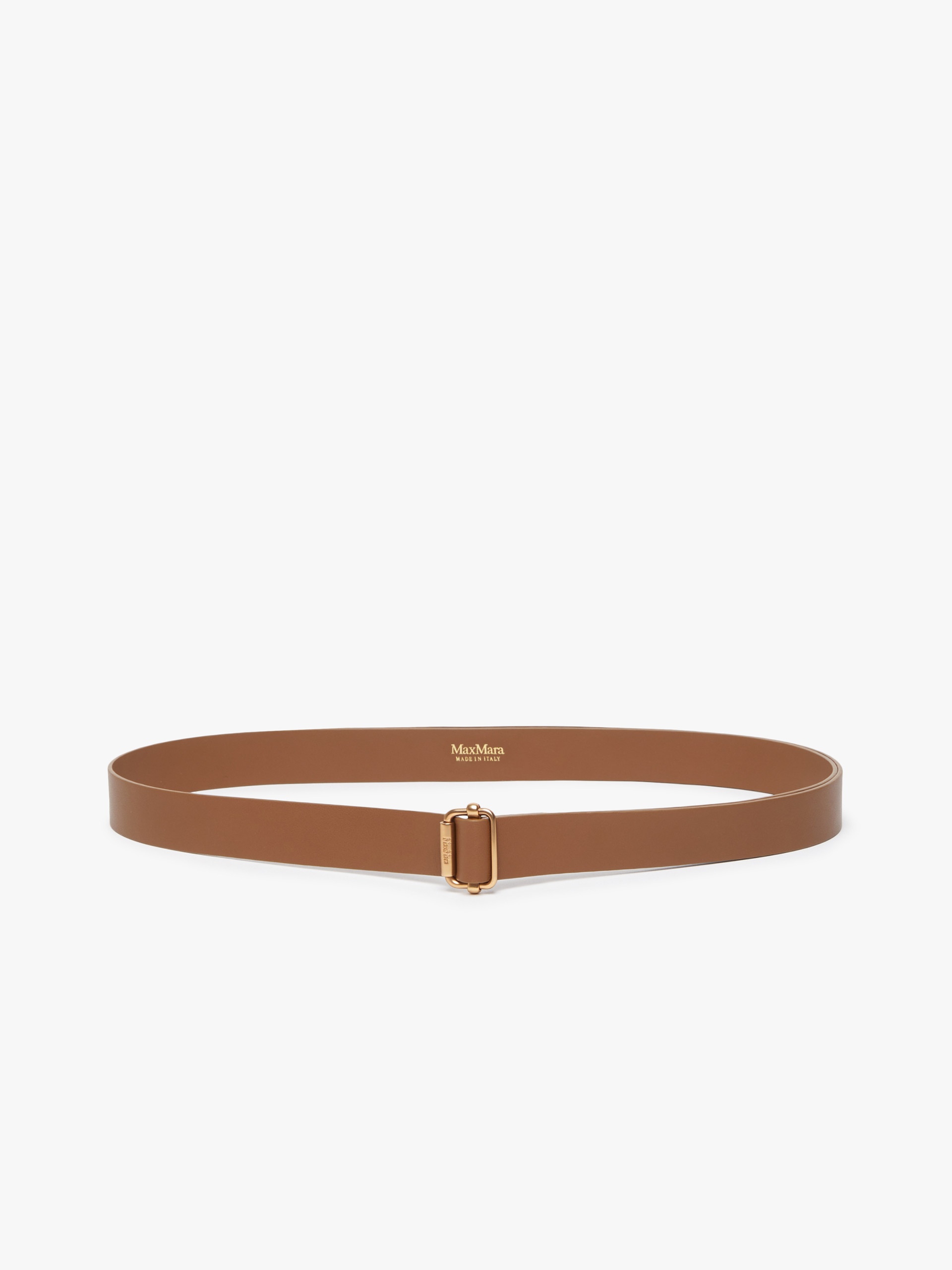 Max Mara ATELIERBELT Smooth leather belt | maxmara | REVERSIBLE