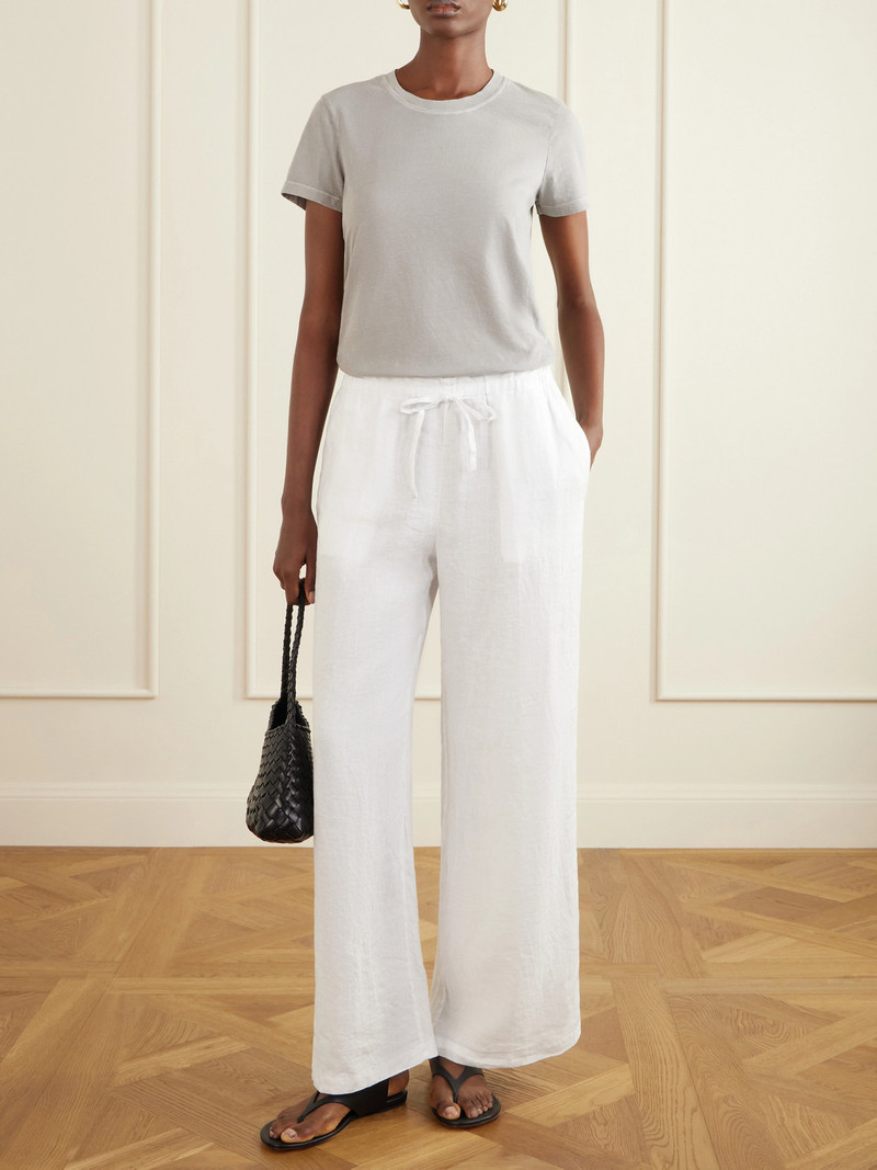 JAMES PERSE Linen Straight-leg Pants outlook