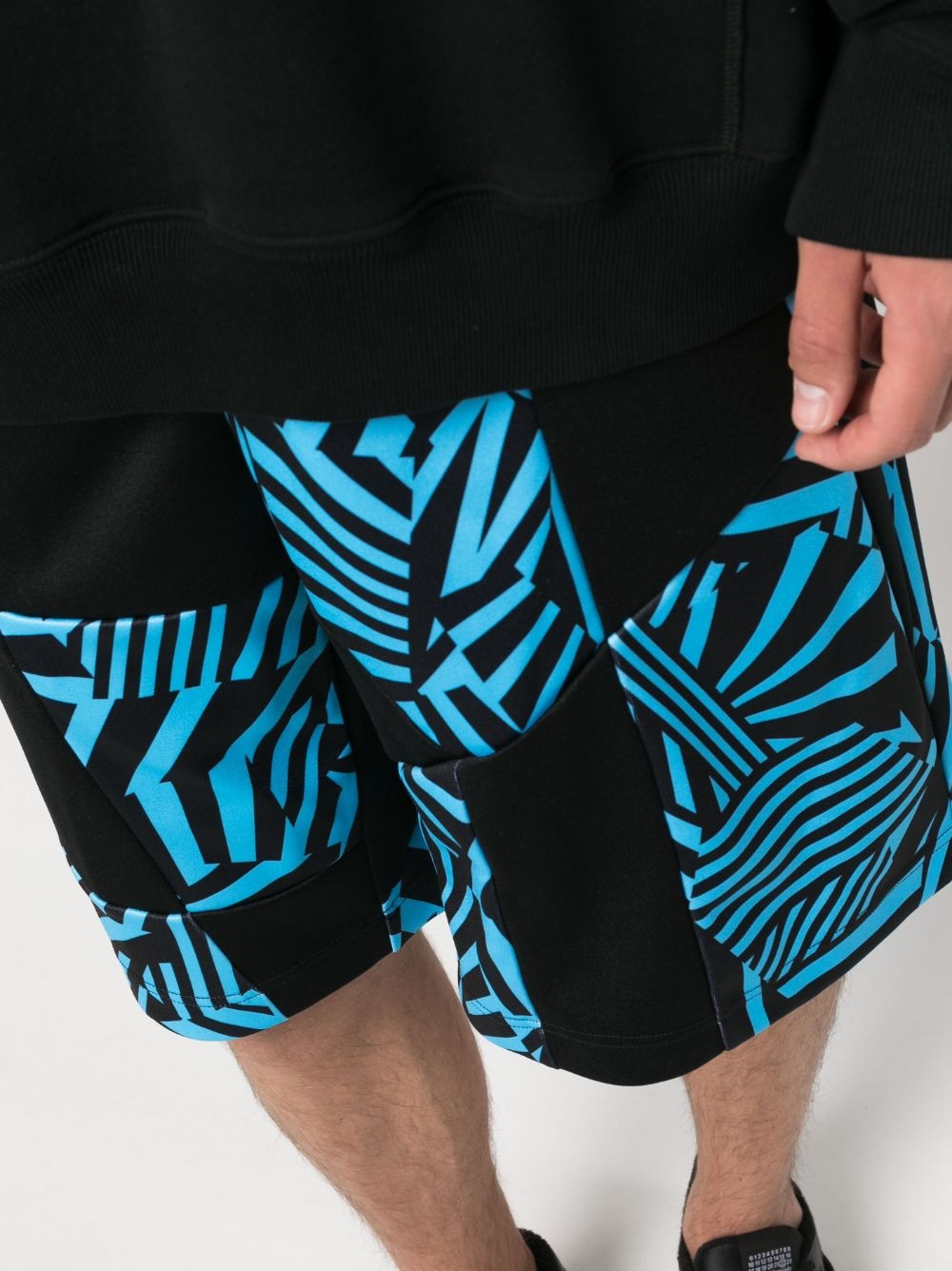 panelled-design bermuda shorts - 5