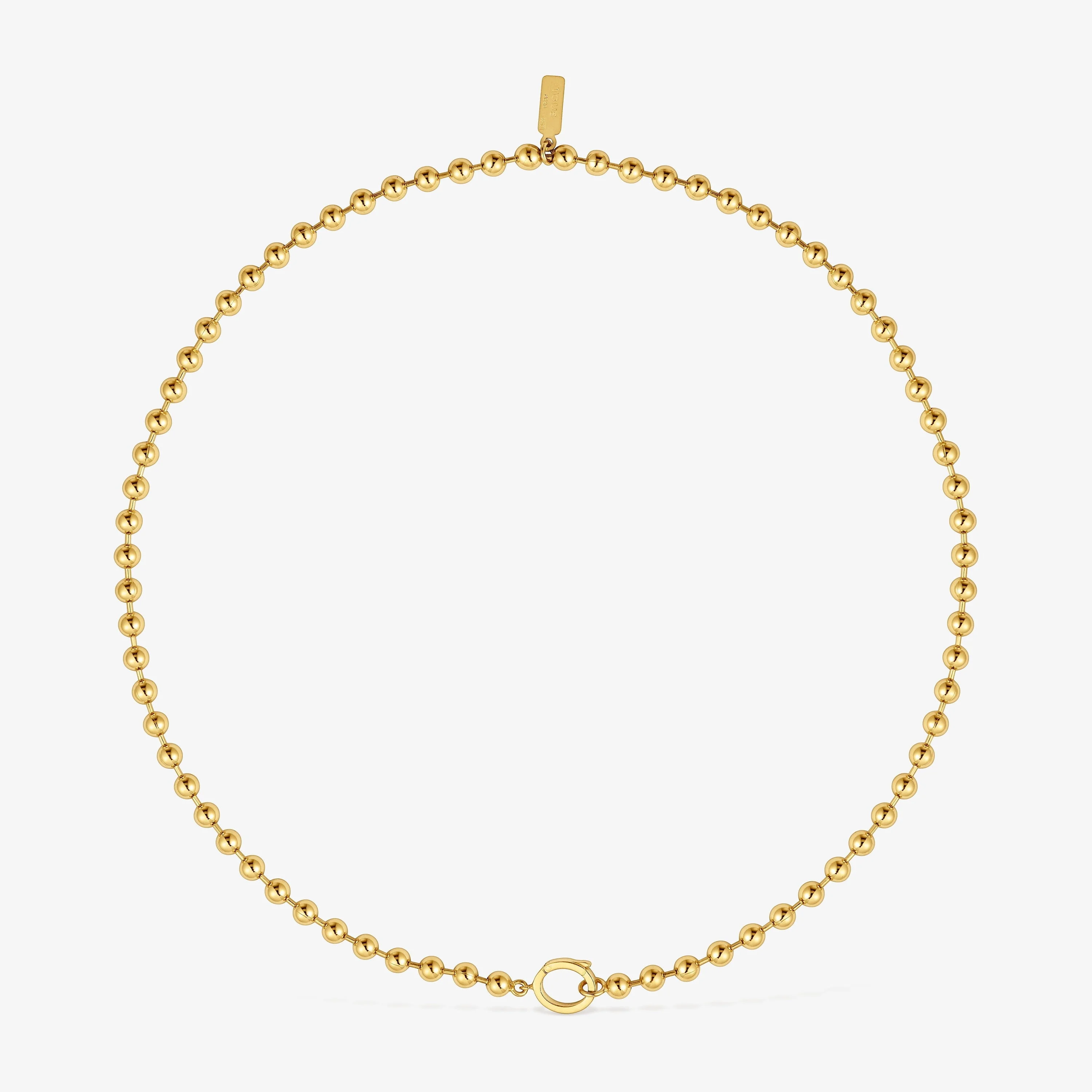 18K gold vermeil Chain necklace Sugar Party - 1