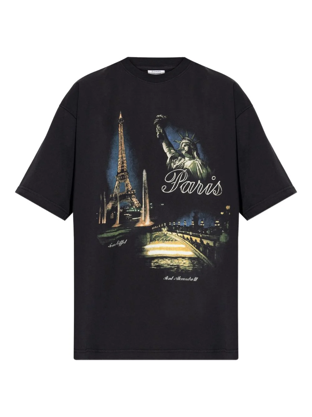 Eiffel Tower-print T-shirt - 1