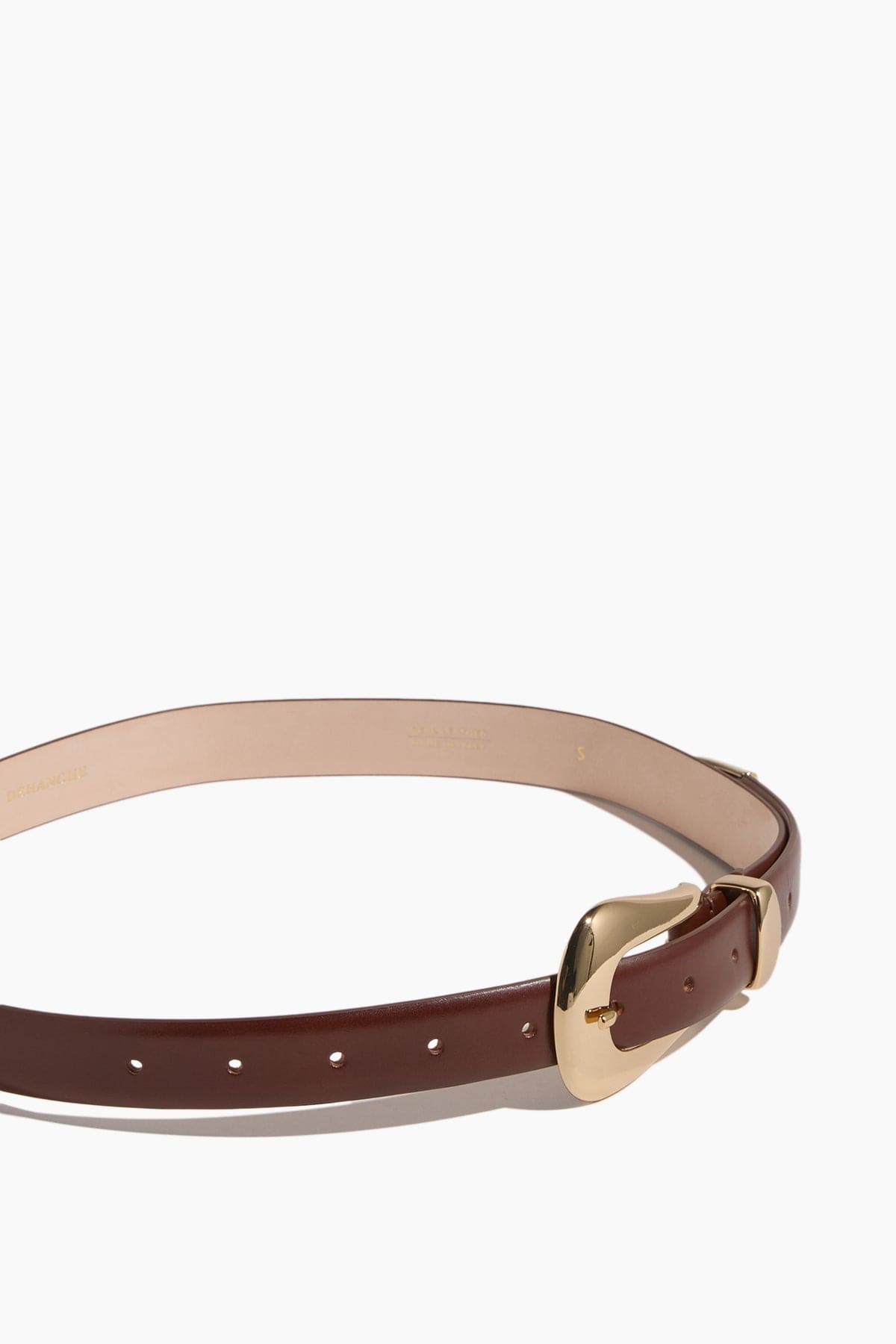 Colette Belt in Mahogany/Pale Gold - 3