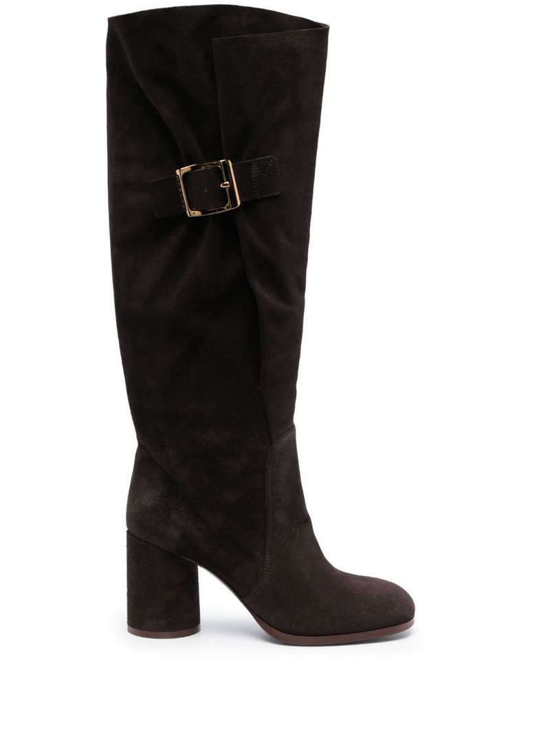Cleo Kate 85mm suede boots 1