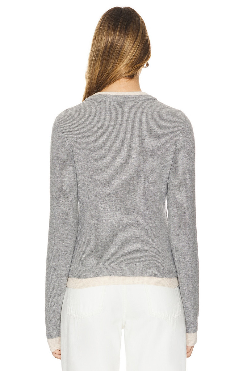 Line & Dot Hutch Double Layer Cardigan outlook
