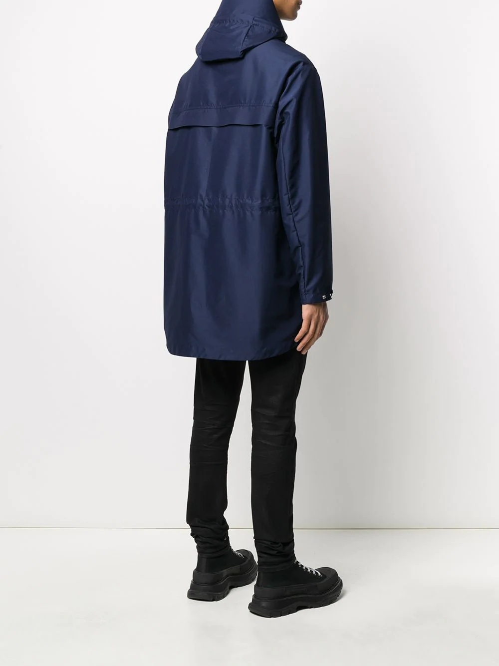 zip-through hooded coat - 4