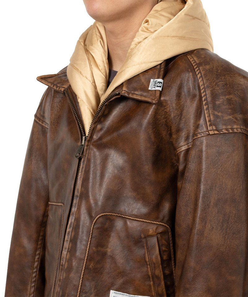 Extended Placket Hood Coated Jacket 15