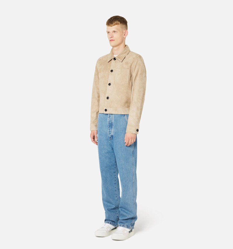 Suede Buttoned Overshirt 3