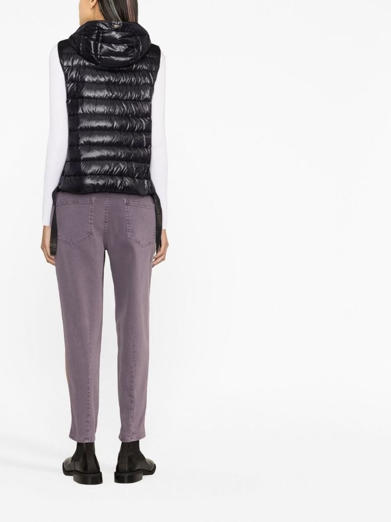hooded padded gilet - 4