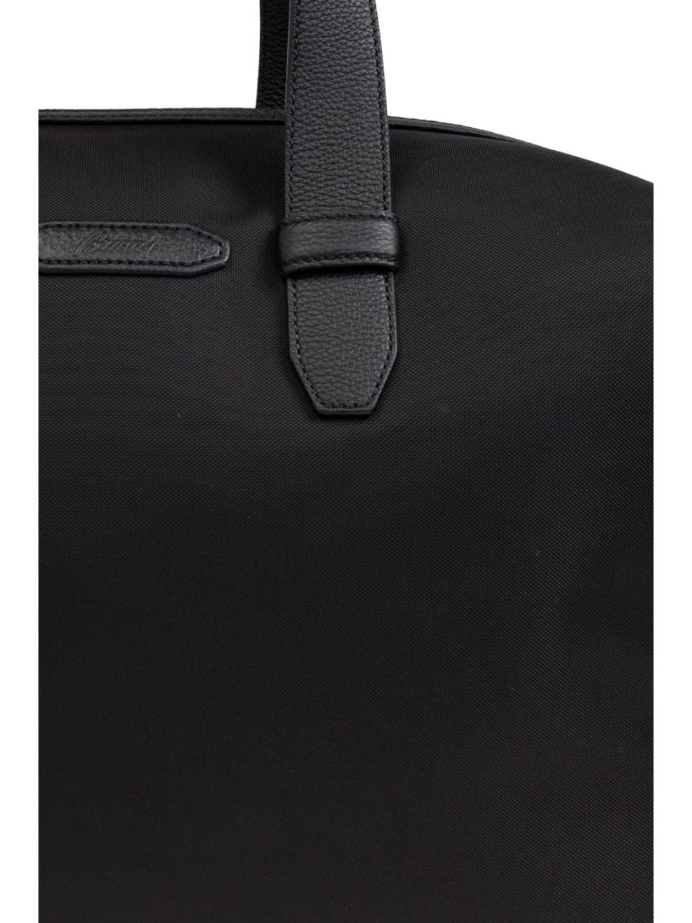 holdall with logo patch - 6