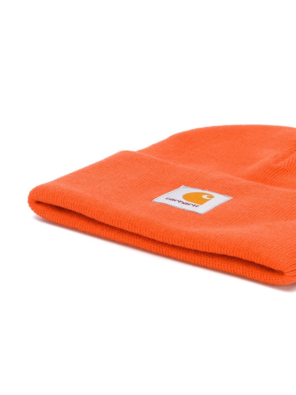 cable knit logo beanie - 2