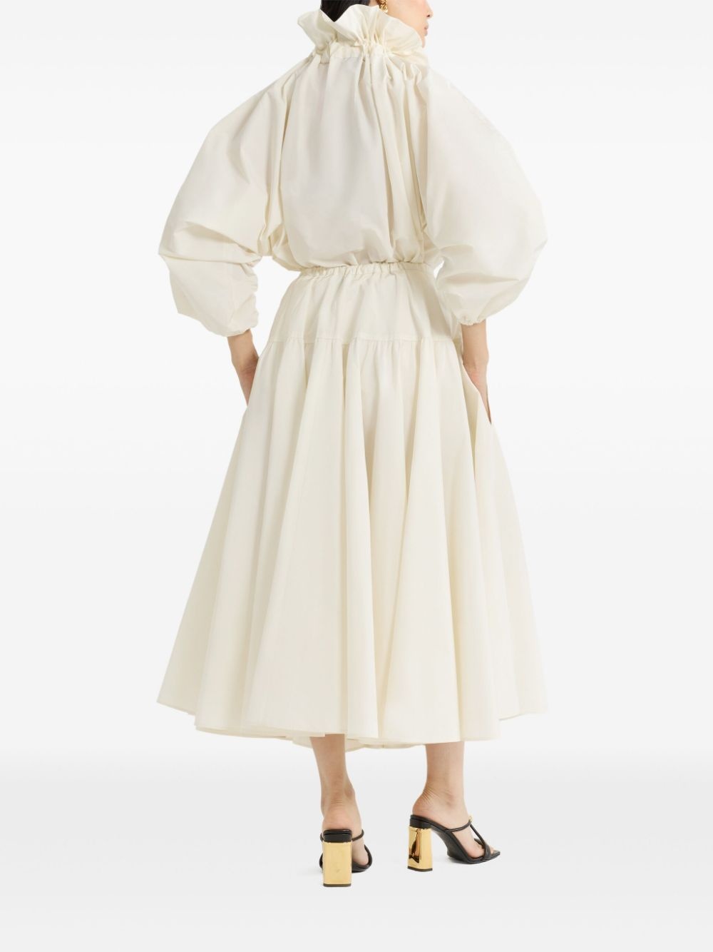 faille maxi skirt - 3