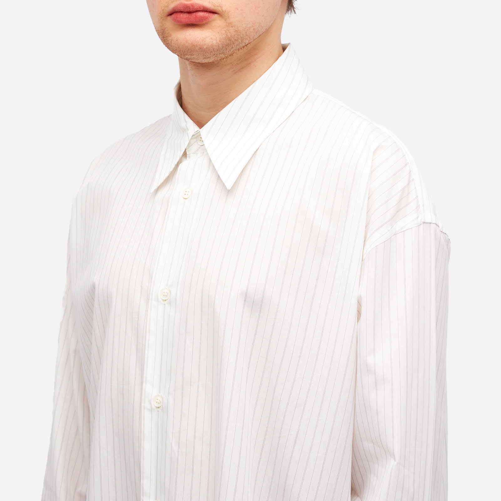 Studio Nicholson Studio Nicholson Boxy French Placket Shirt
