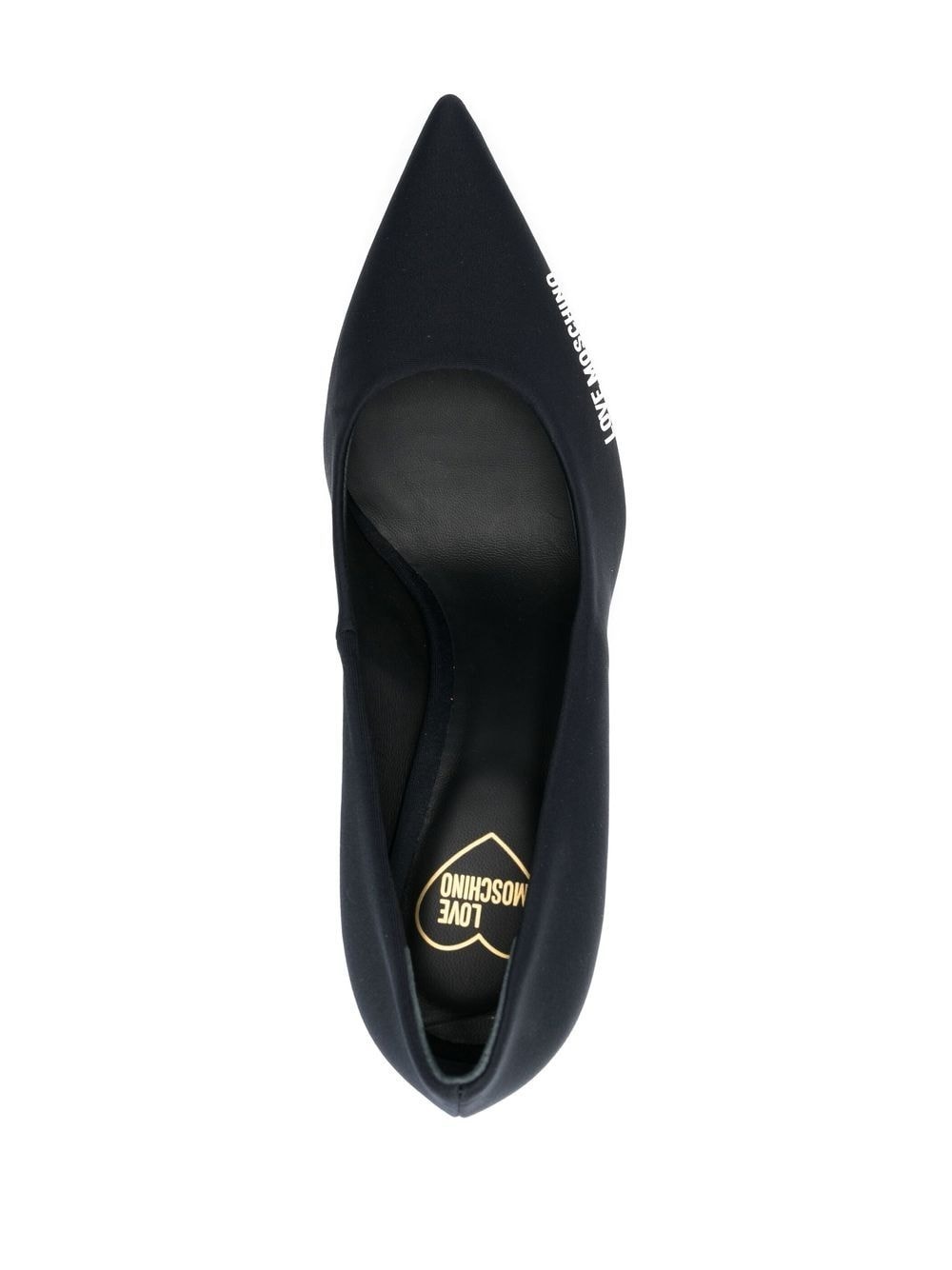 logo print pumps - 4