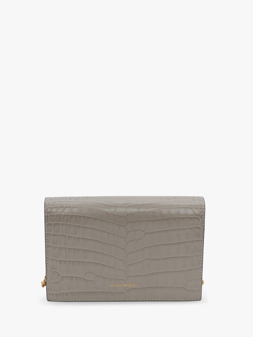 Small Skull Bag in Grey - 3