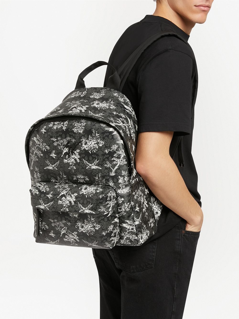 Bud floral-print backpack - 2