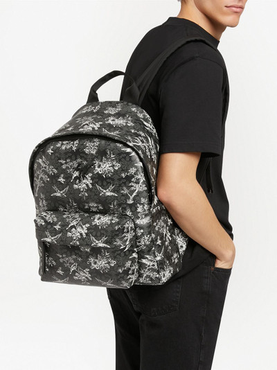 Giuseppe Zanotti Bud floral-print backpack outlook