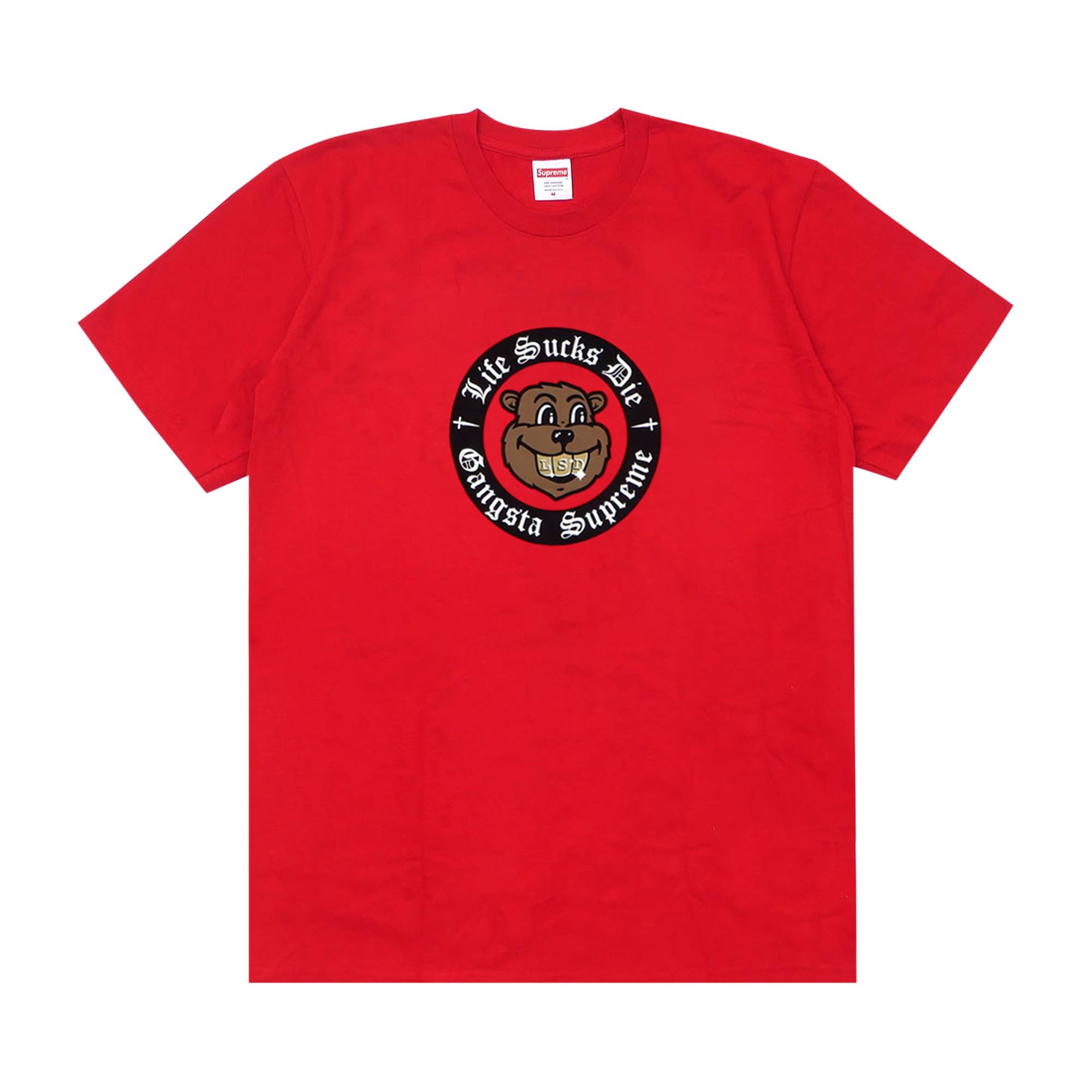 Supreme Life Sucks Die Tee 'Red' - 1