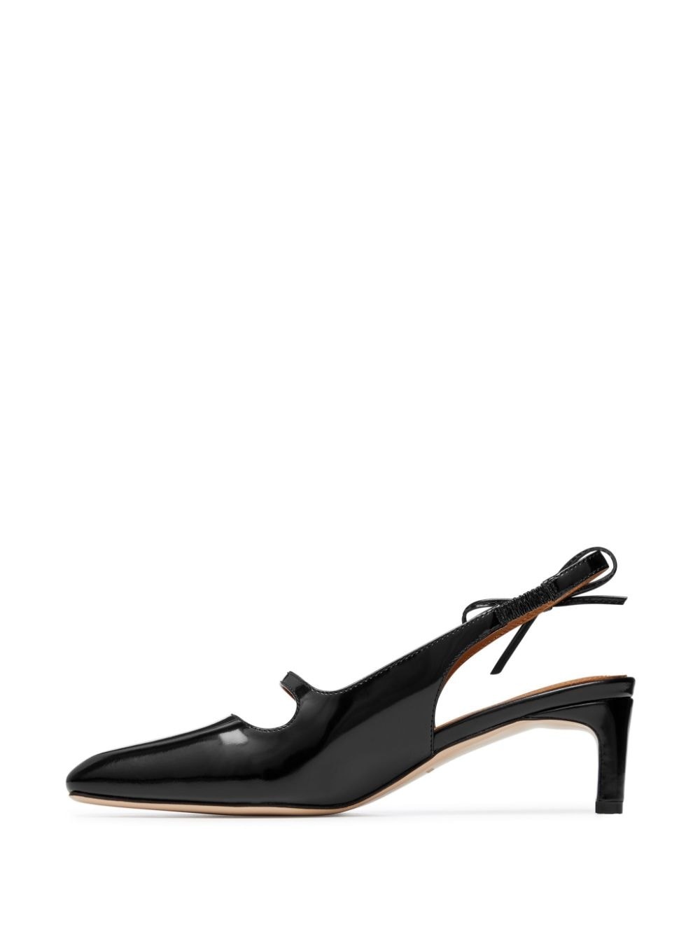 Bow 50mm square-toe pumps - 5
