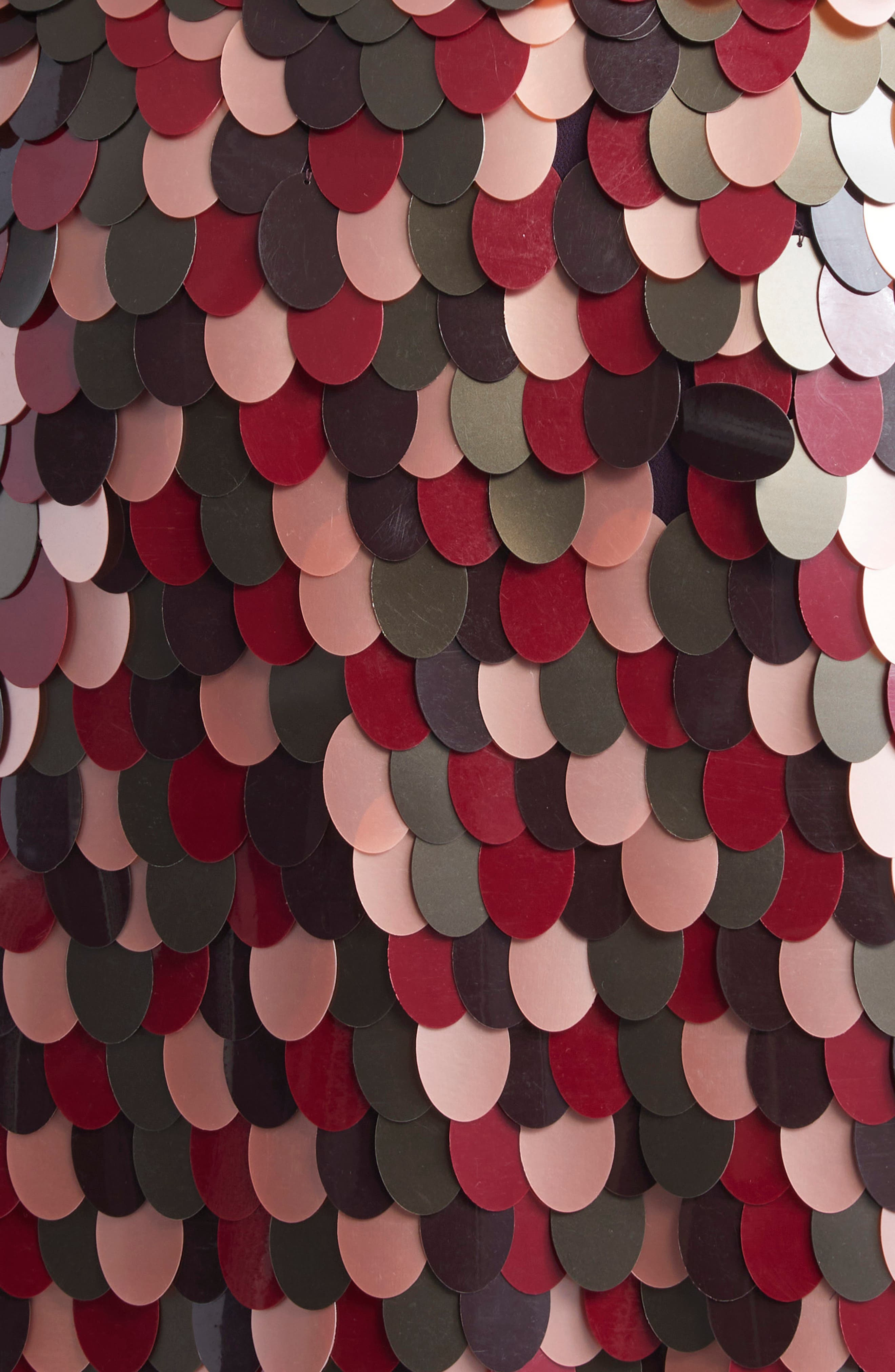 Dries Van Noten Gabrina Sequin Embellished Wrap Miniskirt in Burgundy at Nordstrom - 8