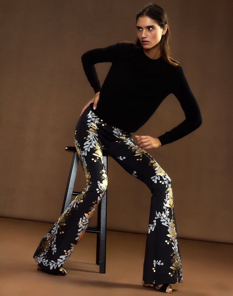 Bonded Fit and Flare Pant 1