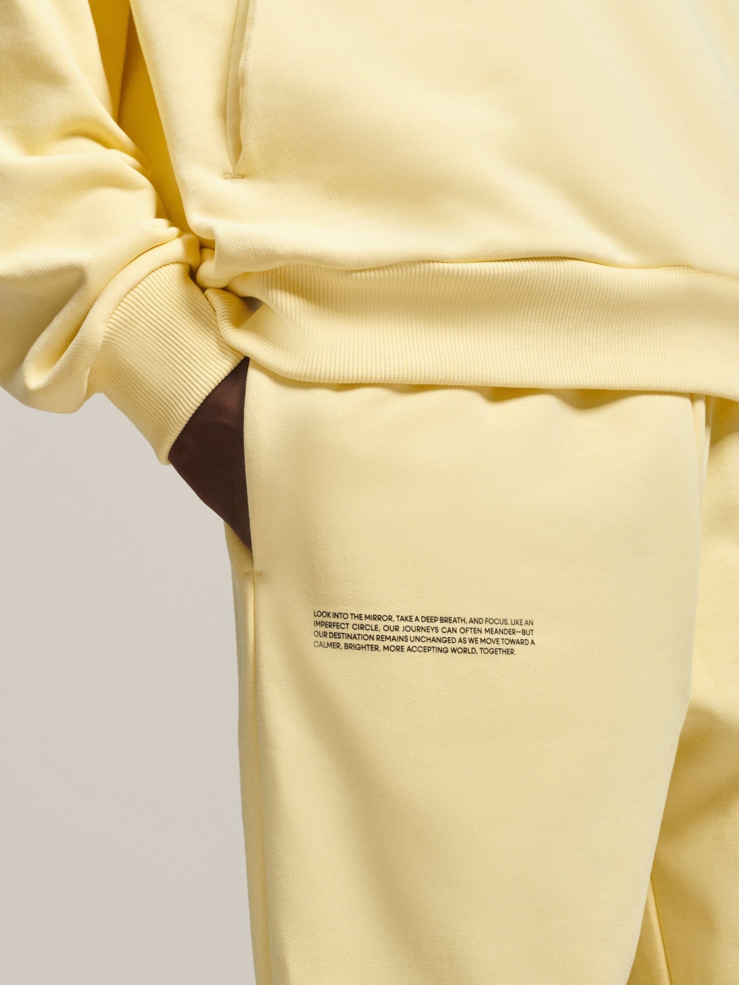 PANGAIA x Headspace Track Pants - Happy Yellow - 7
