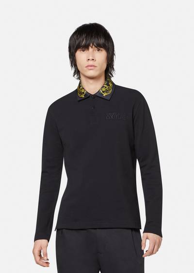 VERSACE JEANS COUTURE Regalia Baroque Accent Polo Shirt outlook