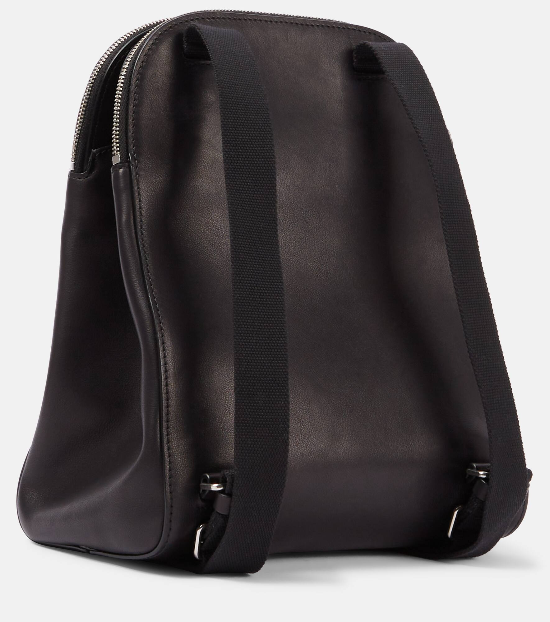Leather backpack - 4