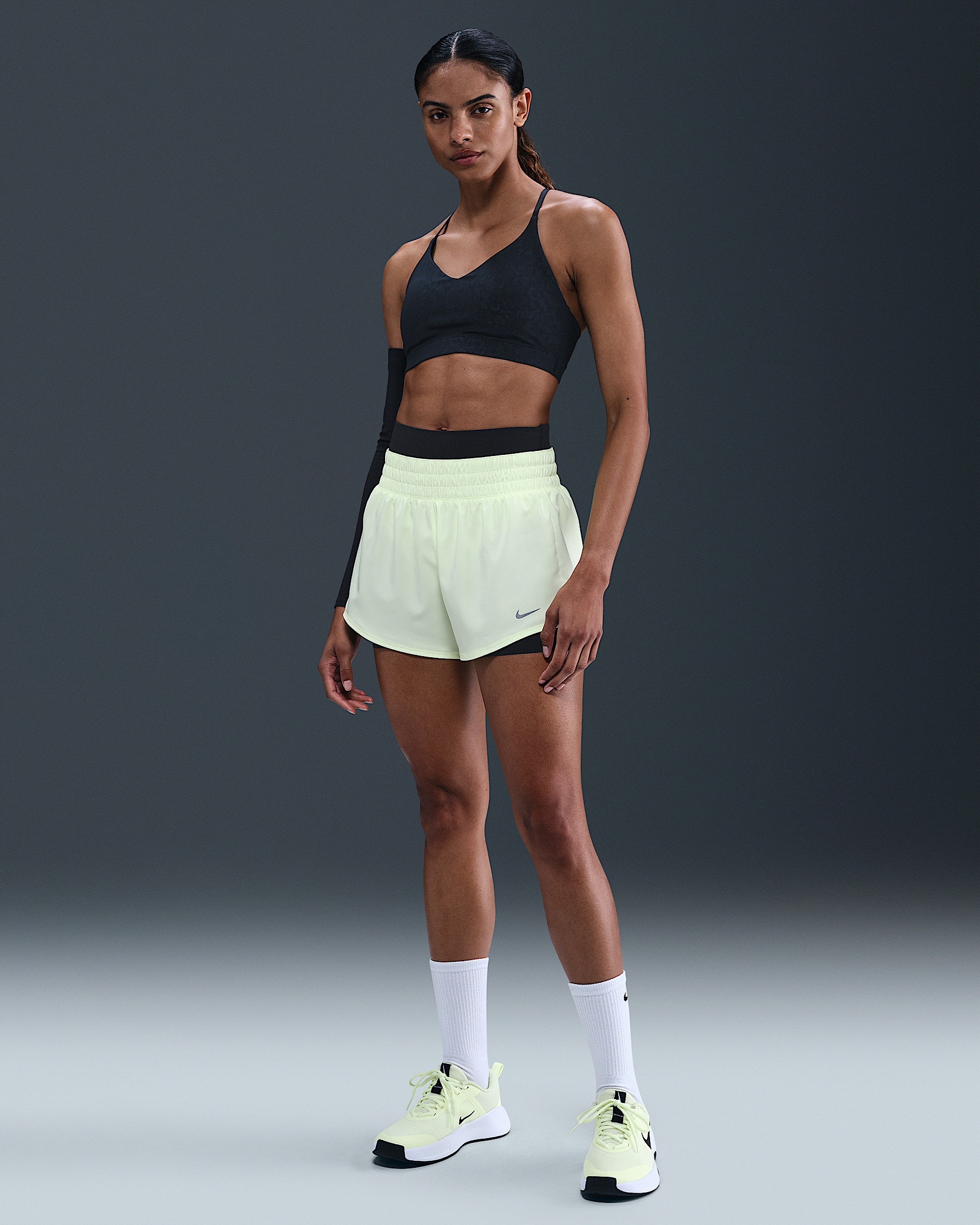 Nike Indy Light Support Women's Padded Floral Sports Bra - 4