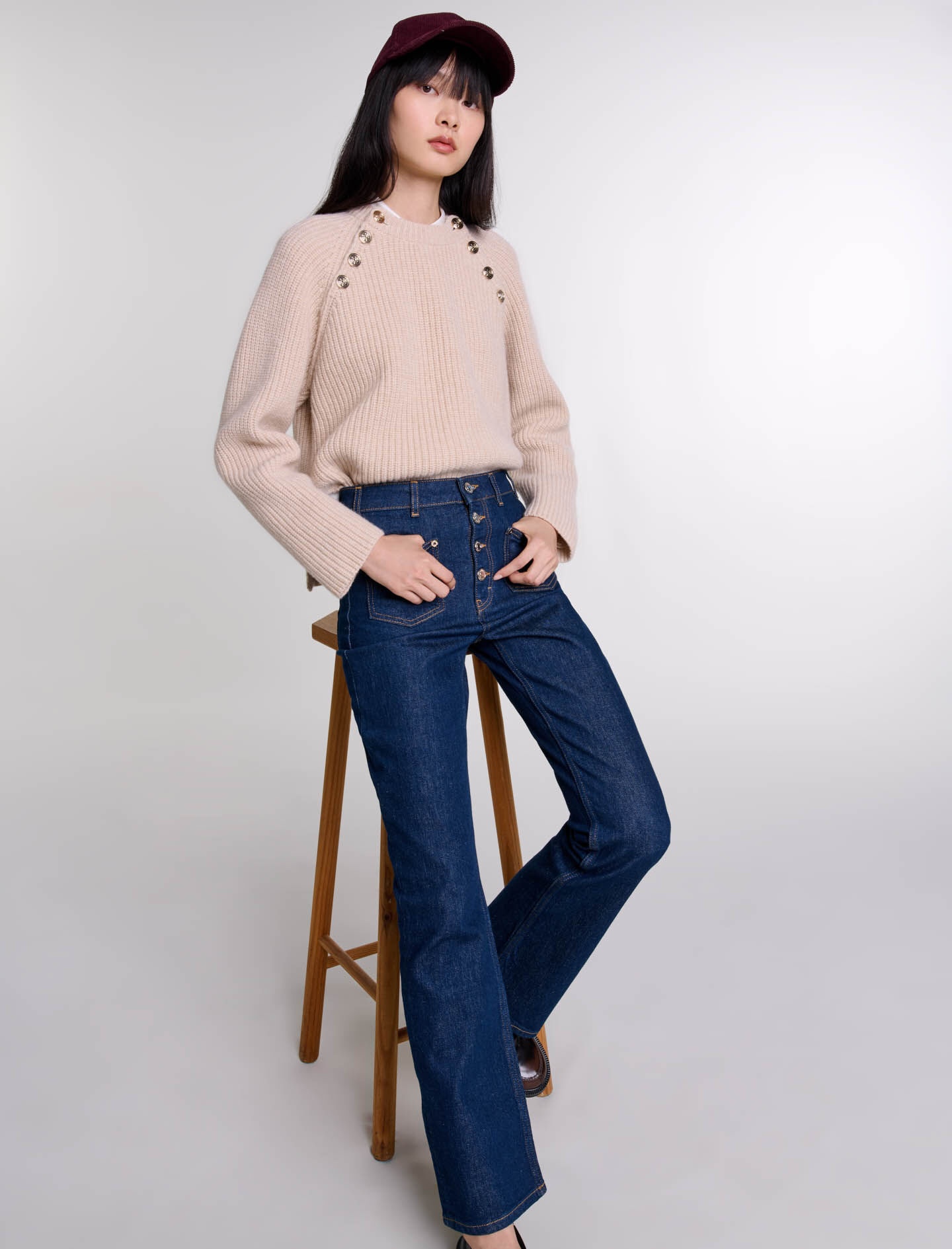 Denim jeans with pockets - 9