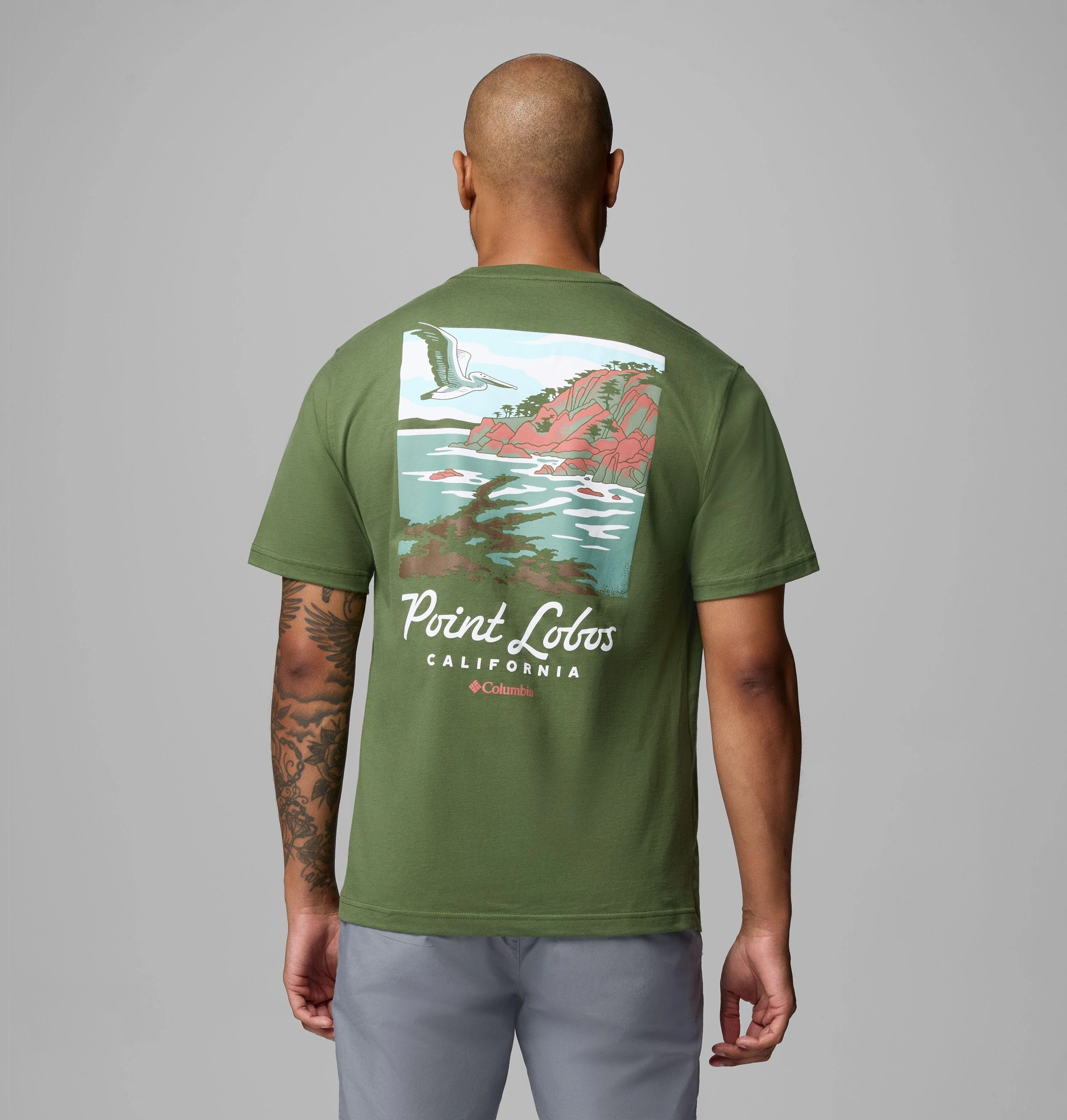 Men's Carmel Pt Lobos CA CSC T-Shirt - 1