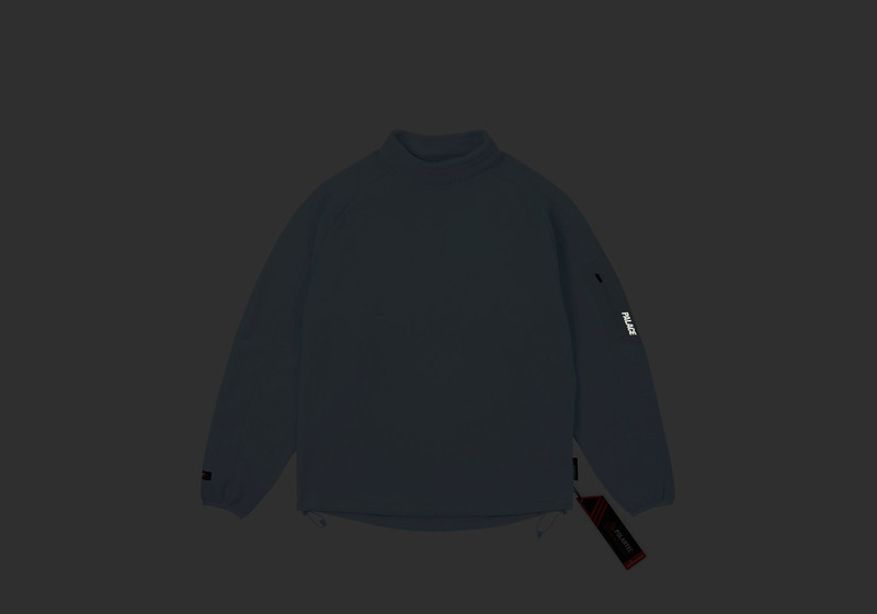 PALACE POLARTEC MOCK NECK LIGHT BLUE outlook