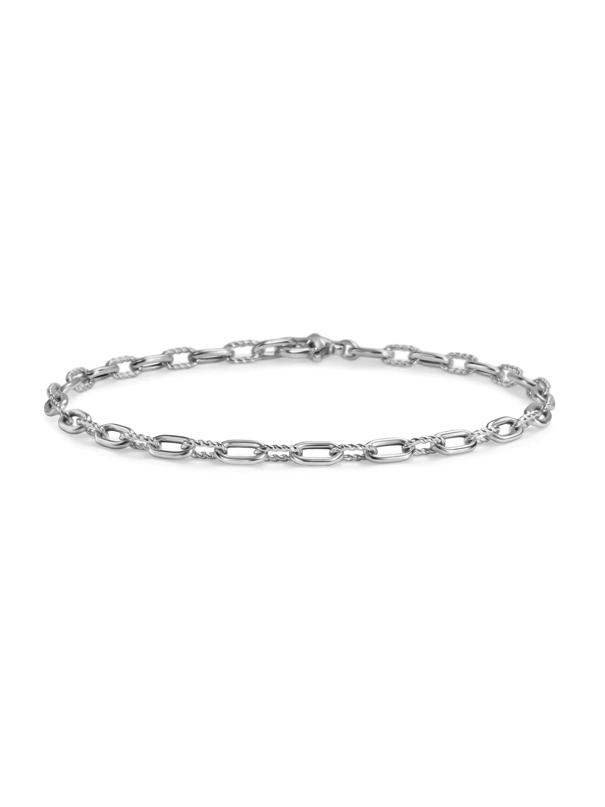 Women's DY Madison Chain Bracelet in Sterling Silver, 3mm - Silver - 1