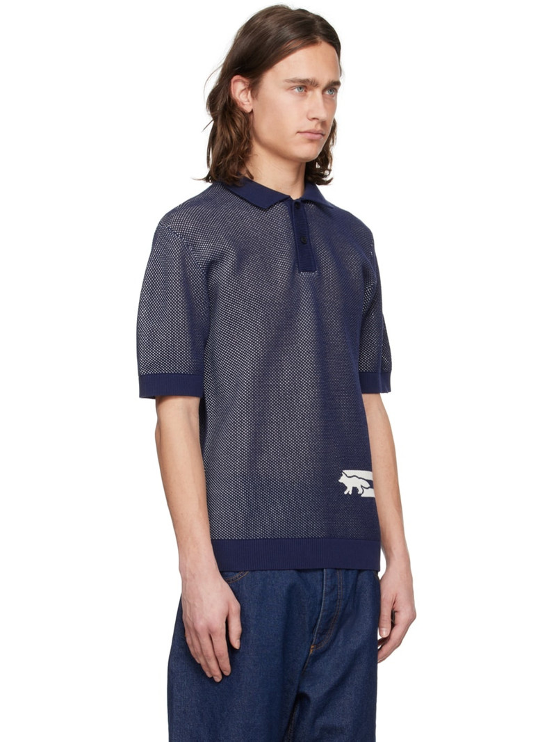 Navy Sheer Polo 2