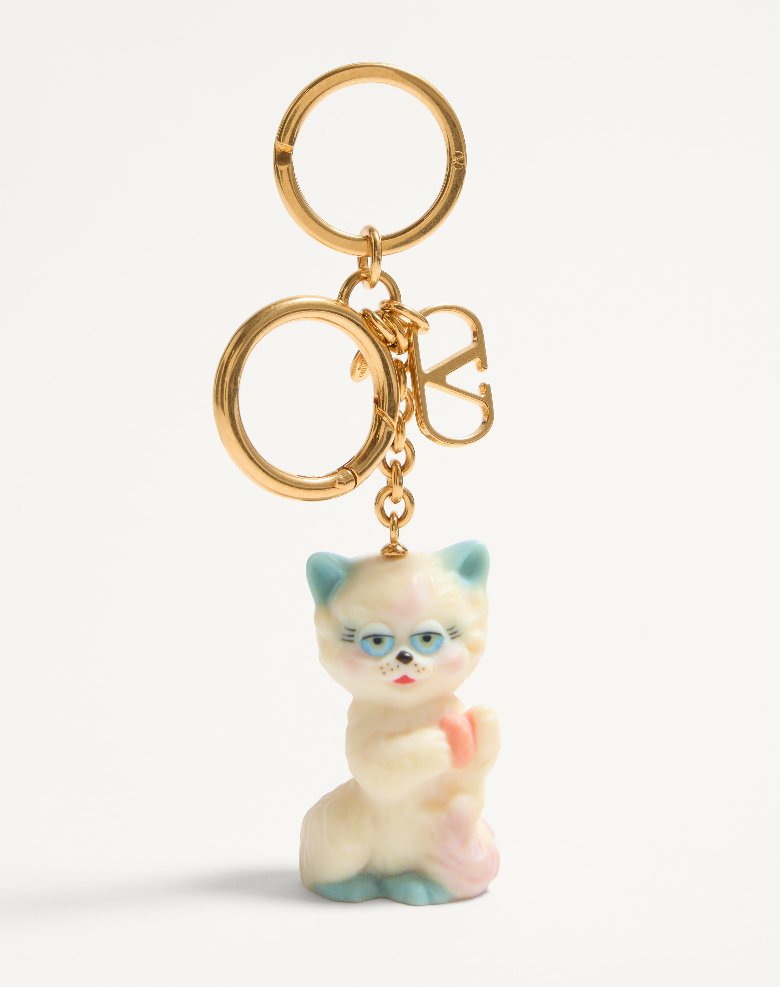 LE CHAT DE LA MAISON BAG CHARM WITH KEY RING - 5