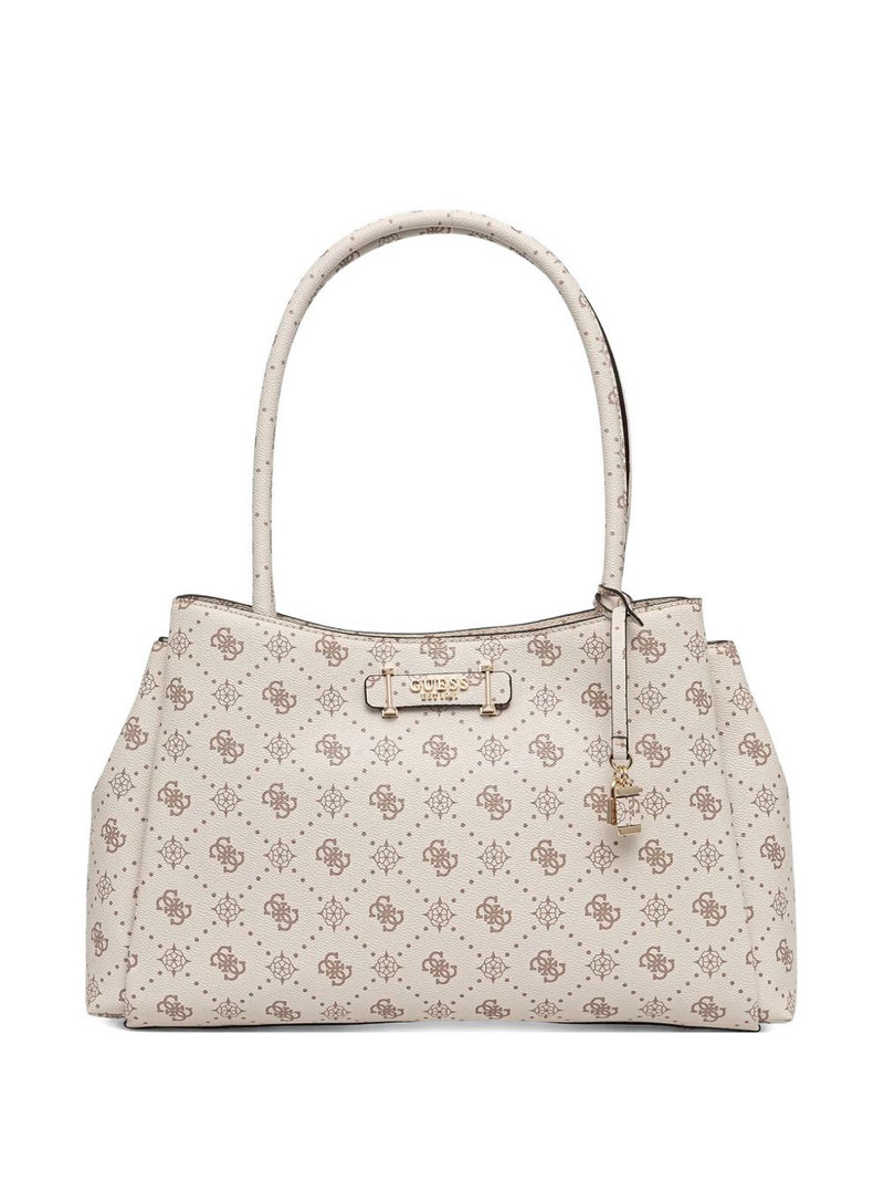 logo charm tote bag 1