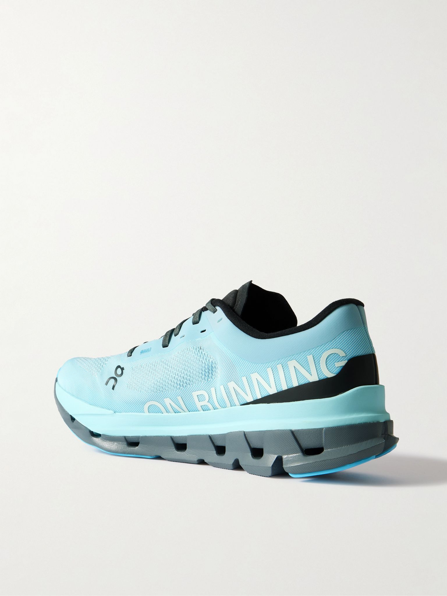 Cloudflow 5 Rubber-Trimmed Mesh Running Sneakers Blue - 4