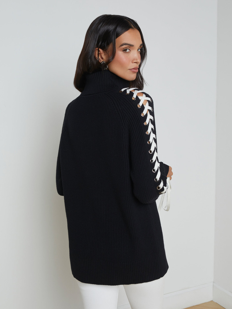 Nola Lace-Up Turtleneck 5