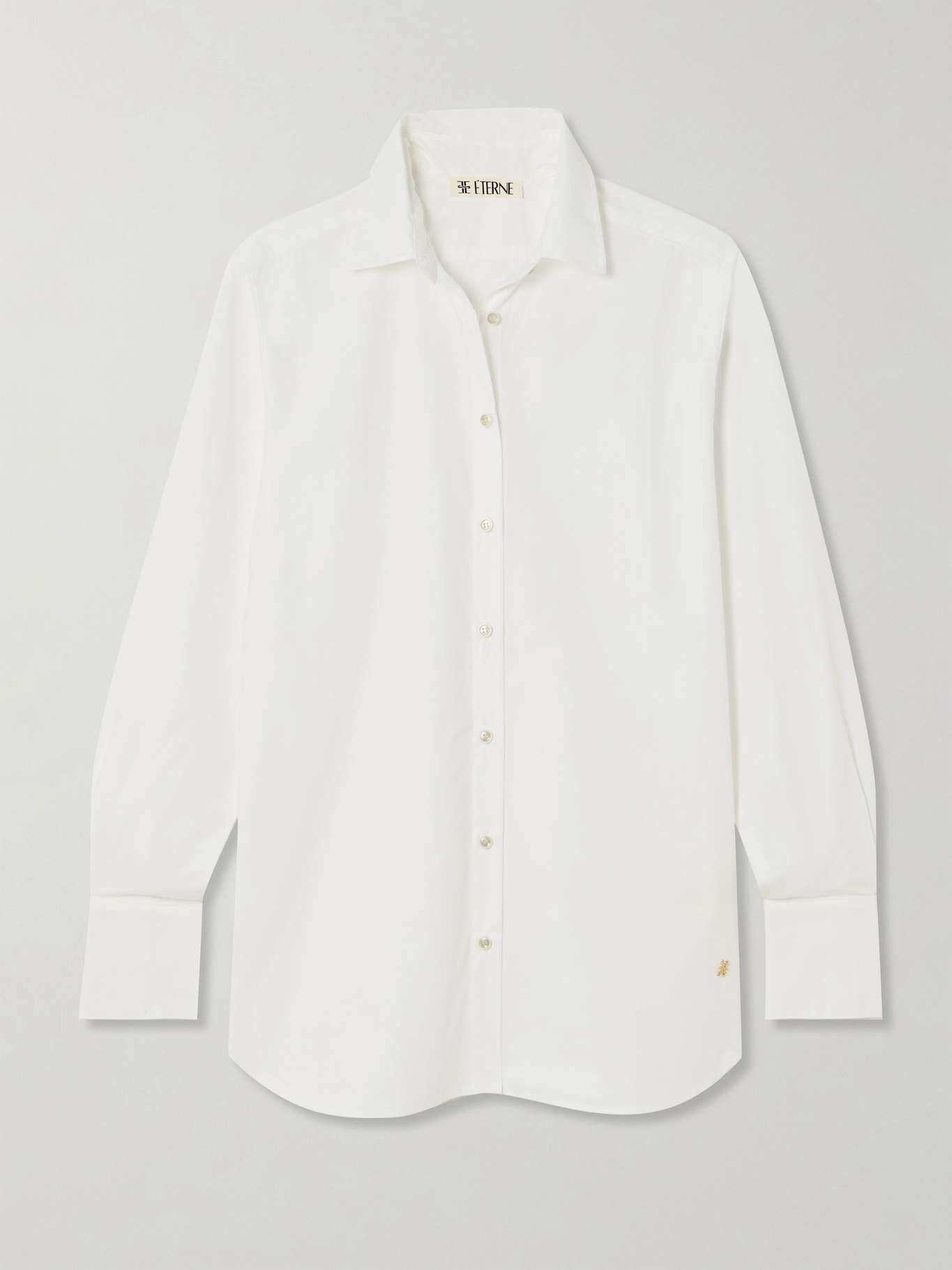 Cotton-poplin shirt White - 1