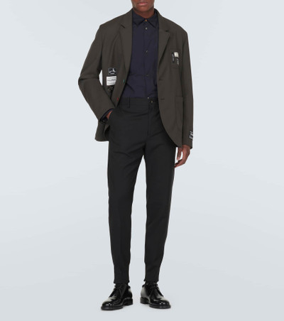 UNDERCOVER Wool tapered pants outlook
