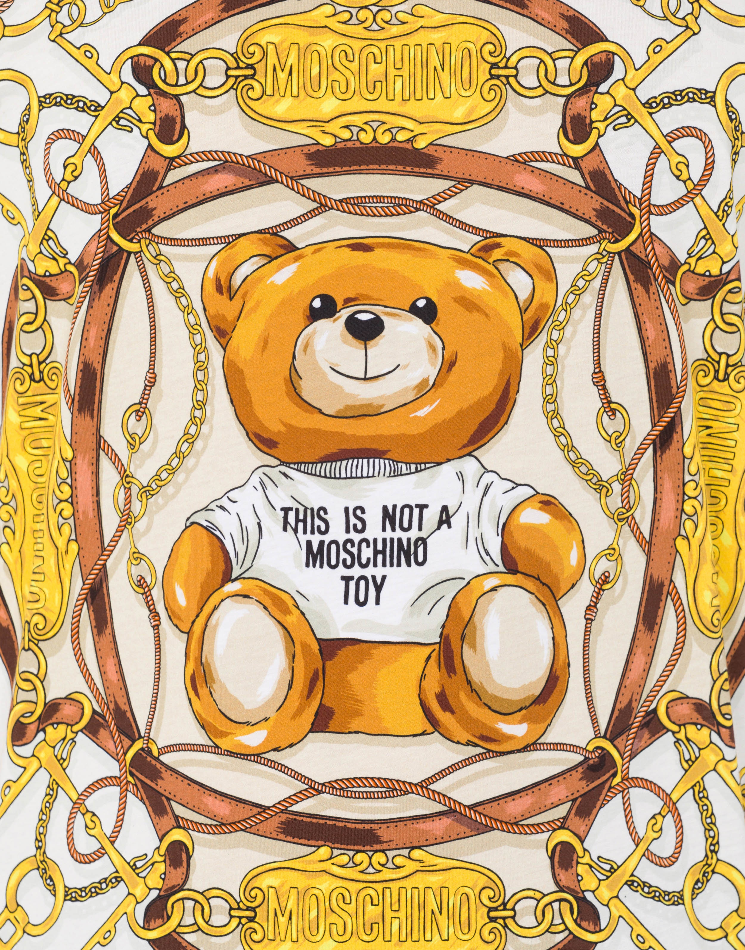 MILITARY TEDDY SCARF-PRINT T-SHIRT - 4