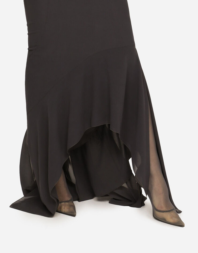 Long georgette dress 5