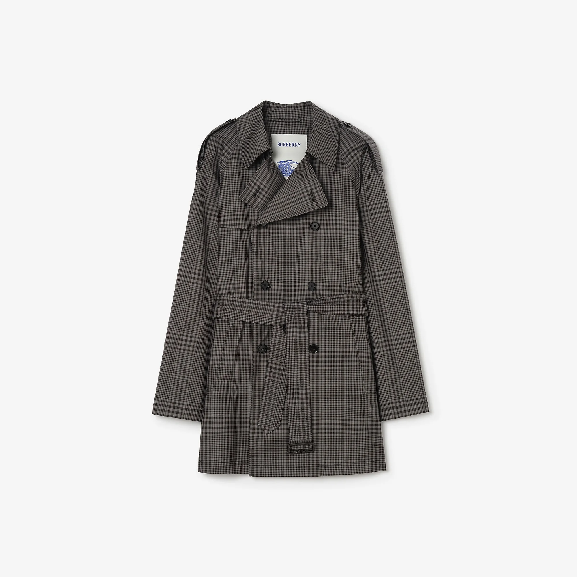 Mid-length Silk Leadenham Trench Coat - 1