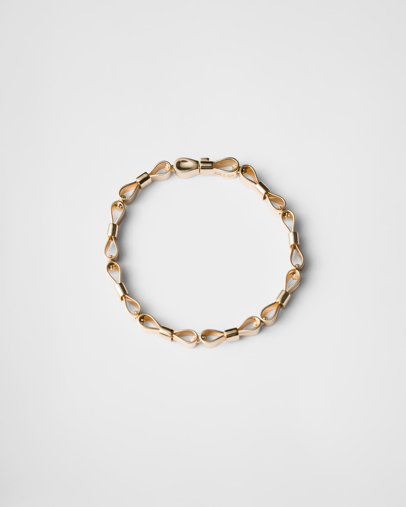 Prada Eternal Gold Bow bracelet - yellow gold outlook