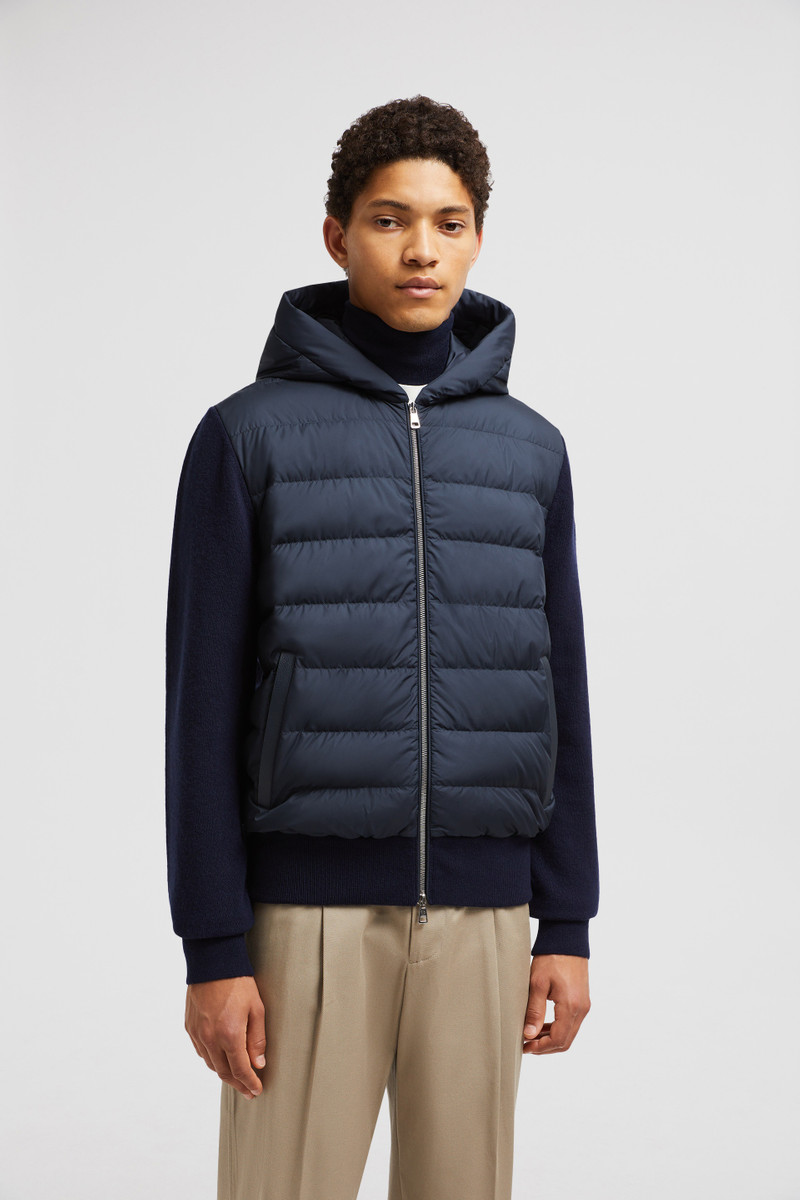 Wool & Cashmere Padded Zip-Up Hoodie 3