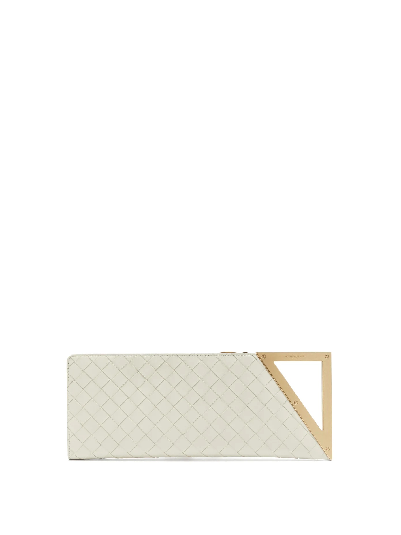 Baguette Intrecciato leather clutch - 1