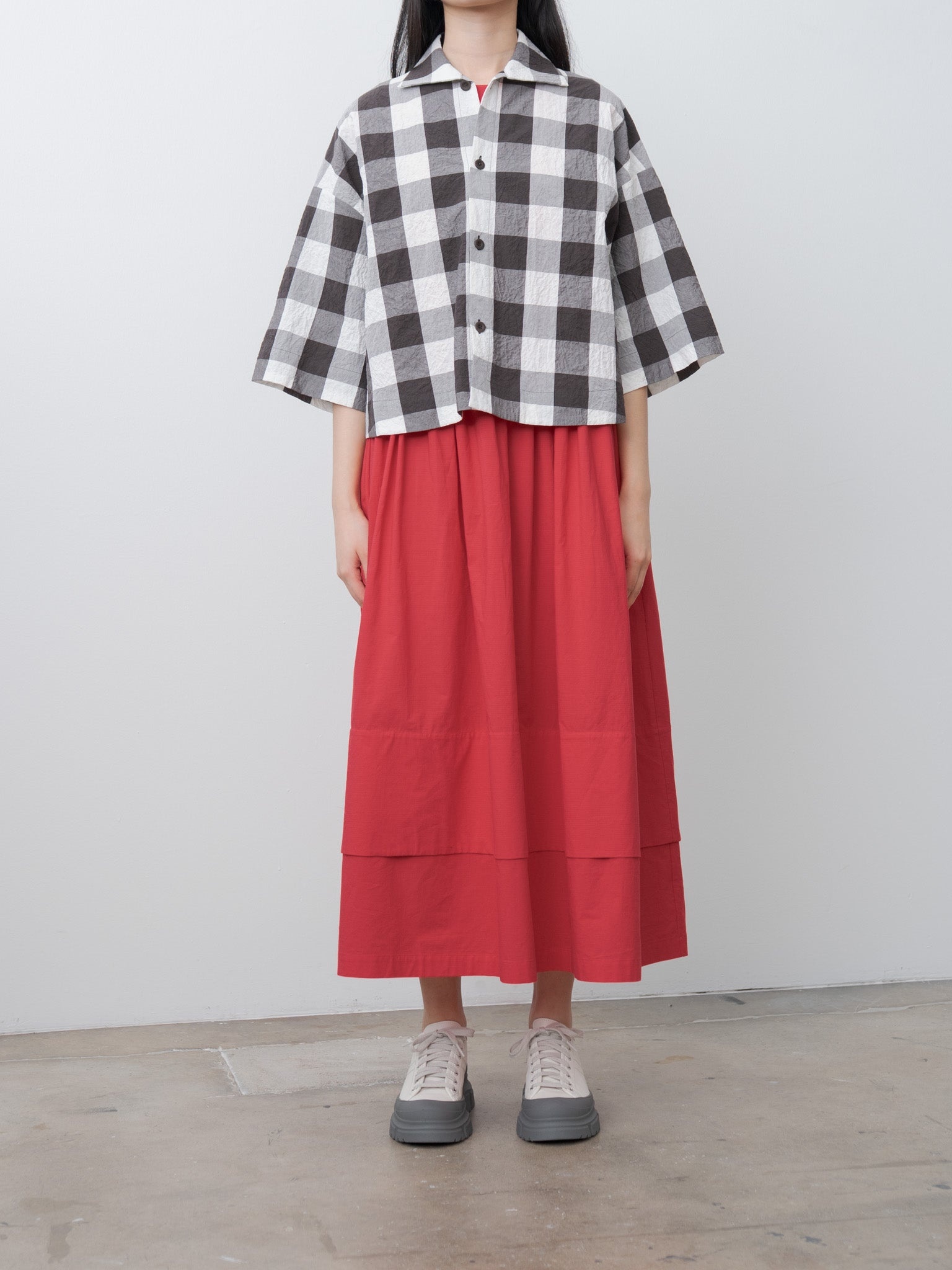 The Camper Shirt - Tablecloth Gingham Coffee - 2